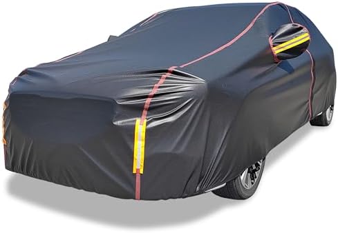 Car Cover Waterproof All Weather for Sedan (190-195 inch) by DINGHAO