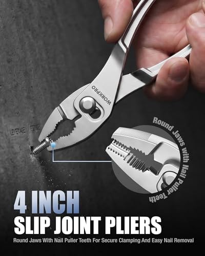 WORKPRO 4-Piece Mini Pliers Set with Pouch, Pocket Pliers, EDC Tool Gift - Image 6