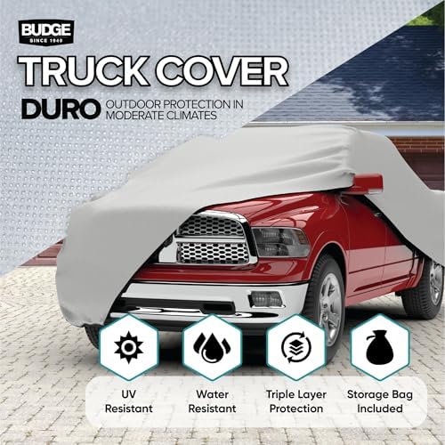 Budge Duro Truck Cover, UV & Water-Resistant, Fits Trucks Up to 217" - Image 2