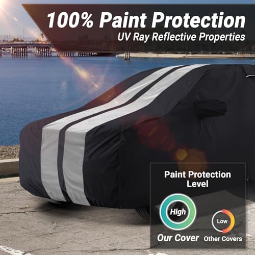 iCarCover Car Cover Waterproof All Weather for 2023-2026 Grand Wagoneer L - Image 3
