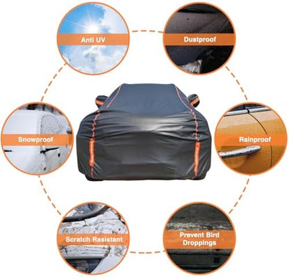 Car Cover Waterproof All Weather for SUV (185-190 inch) - Image 6