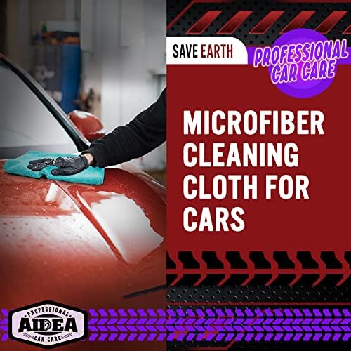 AIDEA Microfiber Cleaning Cloth-50PK, Microfiber Towels for Cars, 12"×12" - Image 4