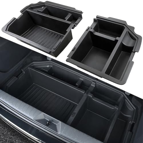 2021-2026 Toyota Sienna Trunk Organizer, Insert Cargo Rear Hatch Storage Boxs fit Sienna Accessories by QXZcar