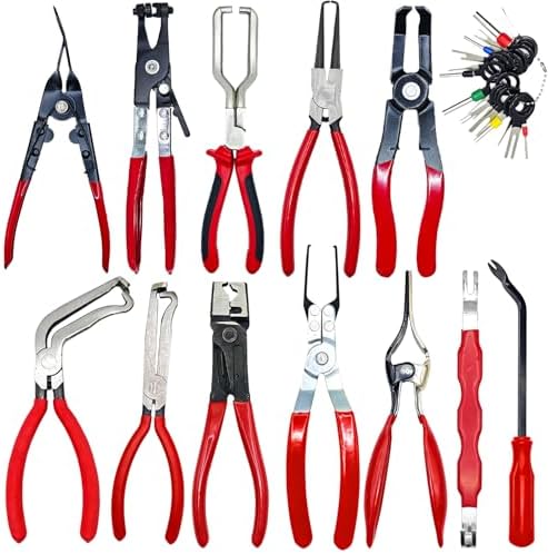 12PCS Auto Electrical Disconnect Pliers Set & Fuel Line Disconnect Tool Kit by JDUanL