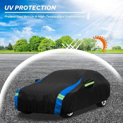 Avecrew Car Cover Waterproof All Weather for Automobiles Sedan 186"-193" L - Image 3