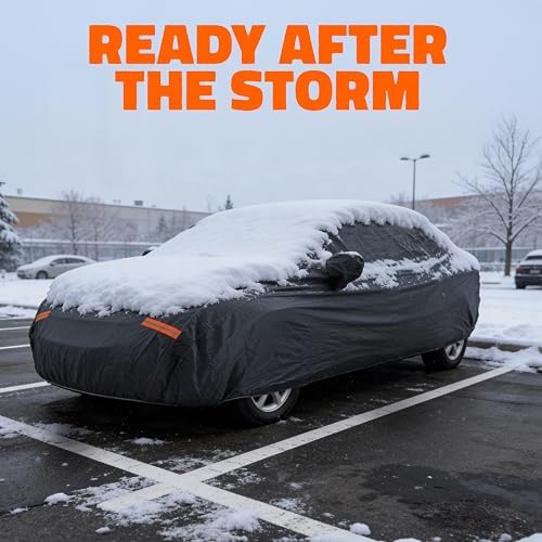 Mockins 190"x75"x47" Midsize Sedan Car Cover Waterproof All Weather Fit - Image 3