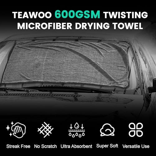 3 Pack Bulk Microfiber Towels for Cars, Microfiber Drying Towel, 35" x 24" - Image 6