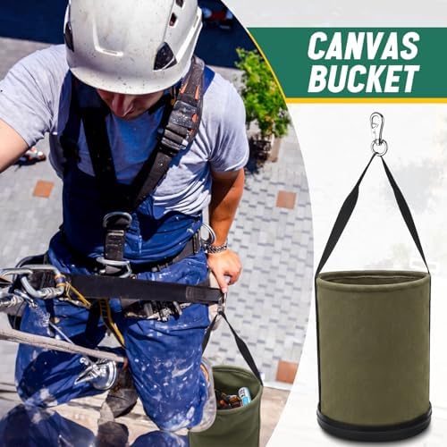 Lineman Canvas Bucket Tool Bag, 15" x 12 - Image 4