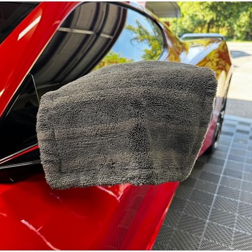 Thor The Weapon of Mass Drying (W.M.D) Premium Microfiber Drying Towel – Super Absorbent Dual-Pile Auto Detail Towel (Medium 20" x 24") Korean 1200 GSM Streak-Free Drying for Automobiles - 2 Pack - Image 5