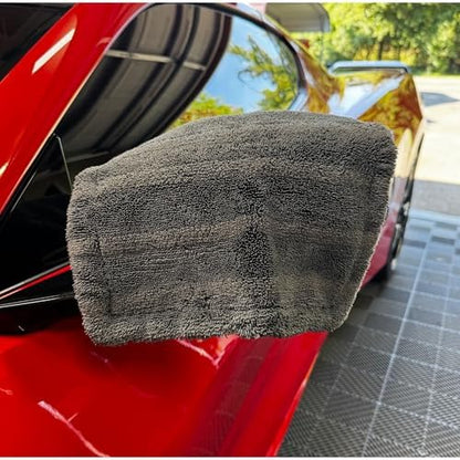 Thor The Weapon of Mass Drying (W.M.D) Premium Microfiber Drying Towel – Super Absorbent Dual-Pile Auto Detail Towel (Medium 20" x 24") Korean 1200 GSM Streak-Free Drying for Automobiles - 2 Pack - Image 5