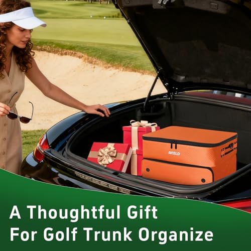 ANILD Golf Trunk Organizer, 2 Layer Golf Storage Case - Image 2