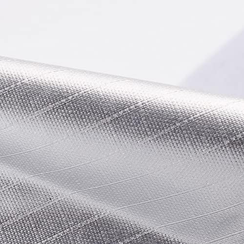 Tecoom Heavy Duty Multiple Layers Car Cover All Weather Waterproof Windproof Reflective Snow Sun Rain Protective Outdoor with Buckles and Belt Fit 191-200 Inches Sedan - Image 6