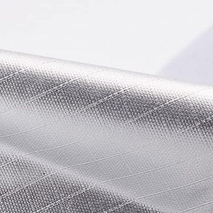 Tecoom Heavy Duty Multiple Layers Car Cover All Weather Waterproof Windproof Reflective Snow Sun Rain Protective Outdoor with Buckles and Belt Fit 191-200 Inches Sedan - Image 6