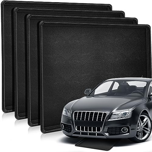 4 Pcs Auto Drip Tray, Oil Drip Pan, Plastic Oil Tray(35 x 24 Inch) by Datanly