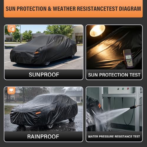 Kayme Minivan Car Cover Waterproof All Weather - See Size Chart - Size H5 - Image 2