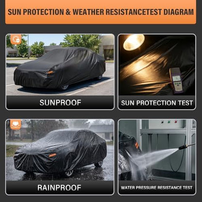 Kayme Coupe Car Cover Waterproof All Weather - See Size Chart - Size C5 - Image 2