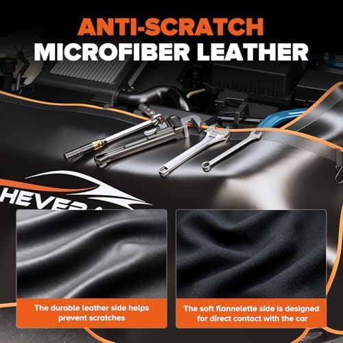 3 Pack Fender Covers for Mechanics, Magnetic Car Fender Protector Mats-L - Image 5