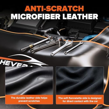 3 Pack Fender Covers for Mechanics, Magnetic Car Fender Protector Mats-XL - Image 5