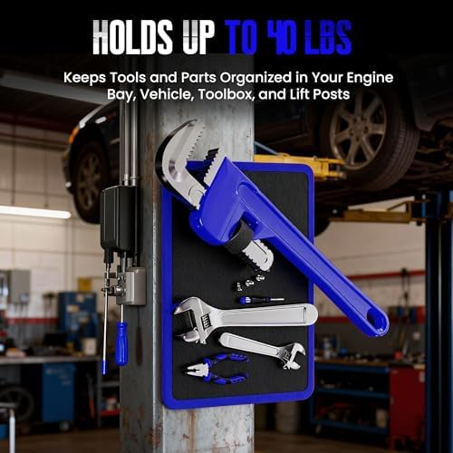 2 Pack Magnetic Tool Mat, 40 lbs Magnetic Tool Holder - Image 3