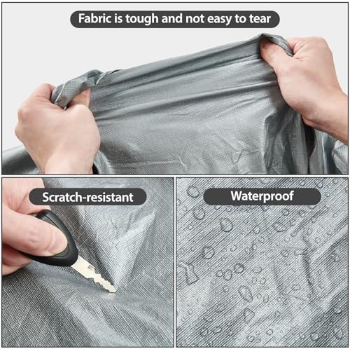 Car Cover Waterproof All Weather for Sedan (190-195 inch) - Image 4
