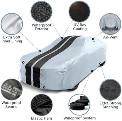 iCarCover Car Cover All Weather for 1964-1966 Studebaker Commander - Image 4