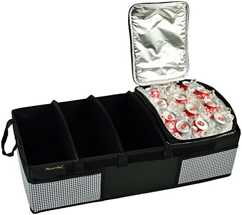 Picnic at Ascot Heavy Duty Rigid Base Trunk Organizer with 28 Can Capacity Leak Proof Cooler- Adjustable Dividers - 30" wide x 15" deep - Designed & Quality Approved in the USA - Image 3