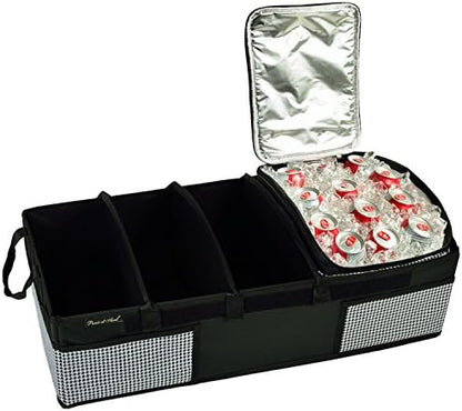 Picnic at Ascot - Heavy Duty Trunk Organizer - No Slide Rigid Base -70 LB Capacity - 30" x 15" - Black - Pack of 2 - Image 3
