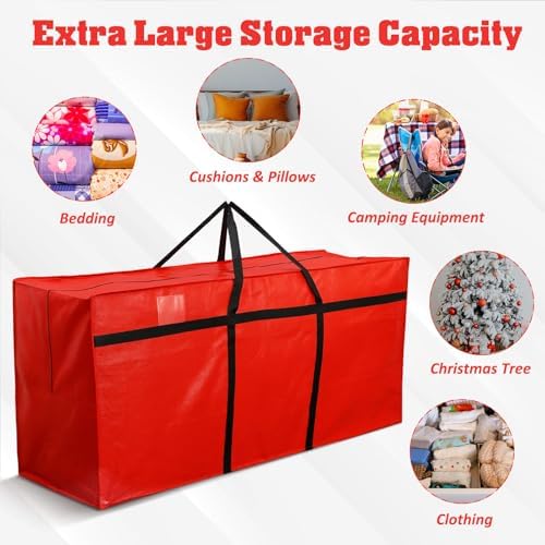 Windyun 4 Pcs 177 Gallon Extra Large Moving Bags XXL Heavy Duty Storage Bag - Image 5