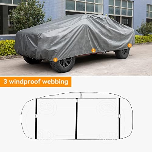 XCAR Waterproof Truck Car Cover, All Weather, Fits Trucks Up to 232" - Image 2