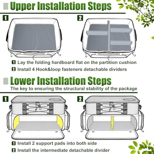 Golf Trunk Organizer, 2 Layer Car Golf Locker - Image 4