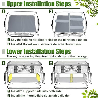 Golf Trunk Organizer, 2 Layer Car Golf Locker - Image 4