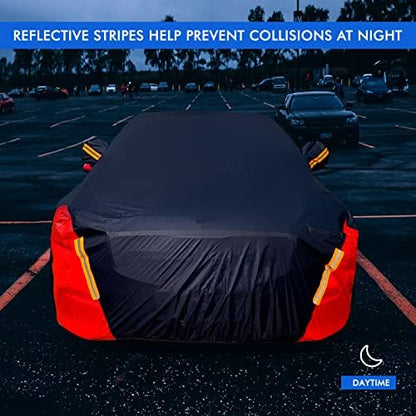 Car Cover Waterproof All Weather for Sedan (190-195 inch) - Image 5