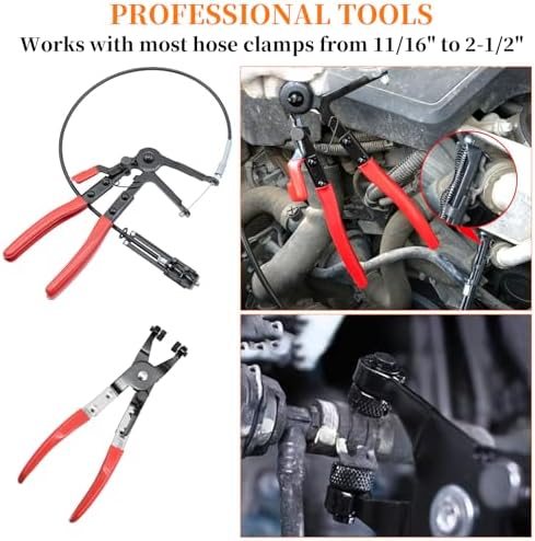 16 Pcs Hose Clamp Pliers Set, Hose Clamp Removal and Installation Tool - Image 6