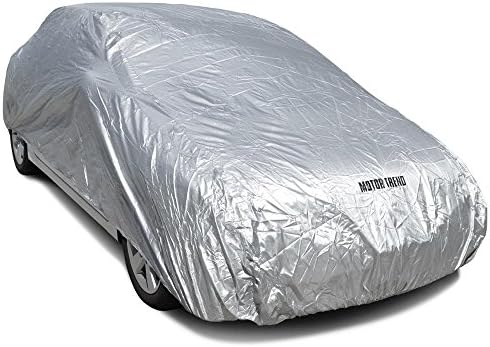 Motor Trend All Season WeatherWear 1-Poly Layer Snow proof, Water Resistant Car Cover Size L - Fits up to 190" - CC-543+LOCK - Image 5