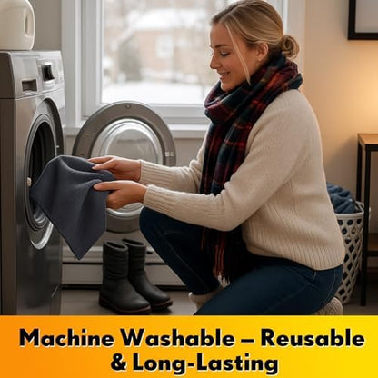 Nuenen Car Microfiber Clean Cloths, Gray, 16 x 16 Inch, 60 Pcs - Image 5