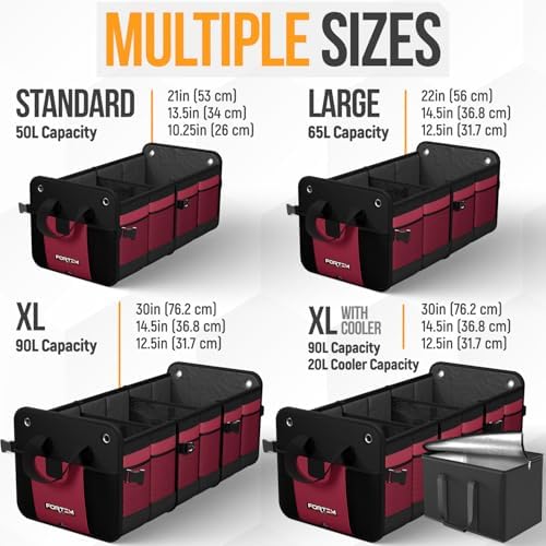 FORTEM Trunk Organizer - Collapsible Car Organizer & Storage Bag for SUVs - Image 4