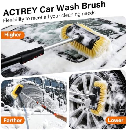 12FT Car Wash Brush with Long Handle,Car Clean Kit with 12in Soft Brush - Image 7