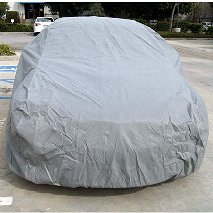 7-Layer Car Covers All Weather Waterproof | Heavy Duty Car Cover for Automobiles & Car | Premium Quality Full Exterior Indoor & Outdoor Rain Cover | Made for Size 209.8" x 70.1" by TuningPros