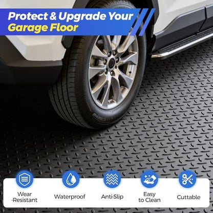 8x21 FT Garage Floor Mat, 2.8mm Thickened Garage Flooring - Image 3