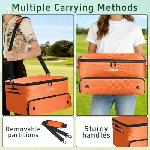 ANILD Golf Trunk Organizer, 2 Layer Golf Storage Case - Image 5