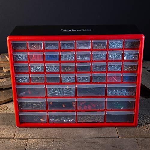 Stalwart 44 Drawer Storage Cabinet with 12 Large, 32 Small Compartments - Image 2