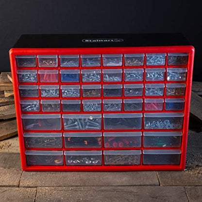 Stalwart 44 Drawer Storage Cabinet with 12 Large, 32 Small Compartments - Image 2