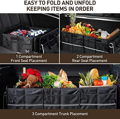HIRALIY 4-in-1 Car Trunk Organizer with Leakproof Cooler Bag - Image 4