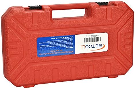 BETOOLL 9pc Hose Clamp Pliers, Professional Automotive with Flexible Wire Long Reach, Clic R Type Swivel Jaw and Flat Band Pliers for Coolant Radiator Heater/Water Hose (Red) - Image 4