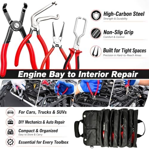 15PCS Automotive Electrical Disconnect Pliers Kit - Image 4