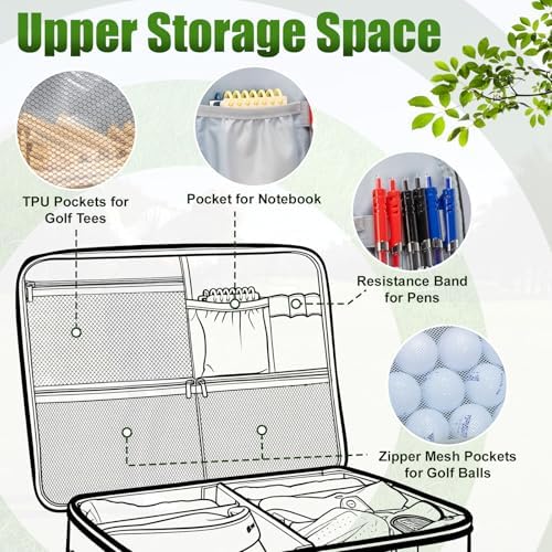 Golf Trunk Organizer, 2 Layer Car Golf Locker - Image 3