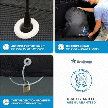 EzyShade Truck Cover Waterproof All Weather. See Truck Size-Chart. Black T5 - Image 3