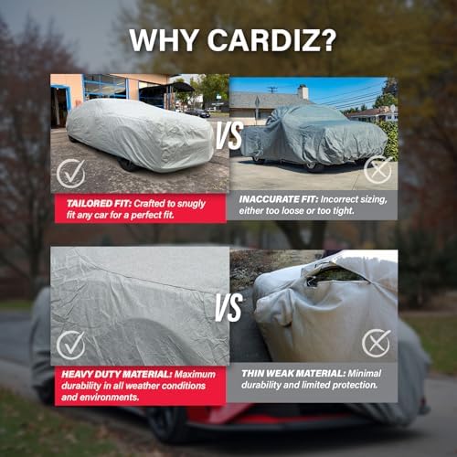 Supreme Full Car Cover – Semi Custom Fit for Full-Size Cars | Dustproof, Windproof, UV Protection, Breathable & Durable All-Weather Protection - Image 4