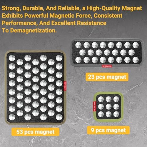 3-Pack Magnetic Tool Mat for Mechanics, Flexible Screw Holder - Image 3