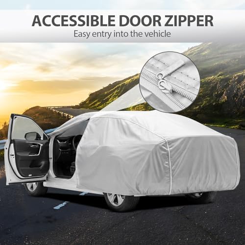 NEVERLAND Car Cover Waterproof Heavy Duty Full Car Cover - Image 4